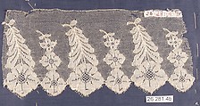 Strip, Silk, machine-made lace, British