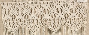 Fragment, Macrame, possibly Italian