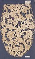 Medallion, Needle lace, gros point lace, Italian