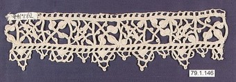 Fragment, Needle lace, Italian