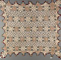 Cover, Embroidered net, Italian