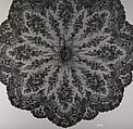 Parasol cover, Bobbin lace, French, Chantilly