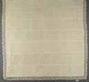 Cover (seven strips joined), Drawnwork, possibly German
