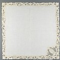 Napkin (from a set of table linens), Linen, needle lace, Belgian