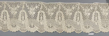 Border, Needle lace, point d’Alençon, French
