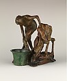 Woman Washing Her Left Leg (Second State), Edgar Degas  French, Bronze, French