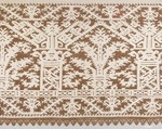 Cover, Drawnwork, bobbin lace, Italian