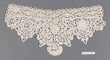 Cuff (one of a pair), Bobbin and needle lace, British