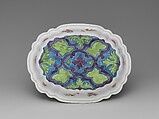 Stand for a small tureen, Vienna, Hard-paste porcelain decorated in polychrome enamels, gold, Austrian, Vienna