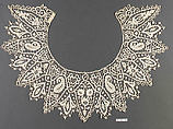 Collar, Bobbin lace, British, Bedfordshire