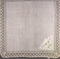 Handkerchief, Linen, French