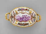 Dish with cover, Vienna, Hard-paste porcelain, Austrian, Vienna