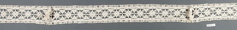 Insertion, Bobbin lace, Italian, Genoa