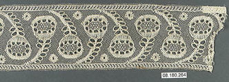 Insertion, Bobbin lace, possibly French