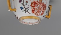 Small tureen and stand, Vienna, Hard-paste porcelain, Austrian, Vienna