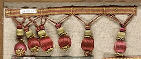 Fringe, Silk and cotton, European