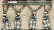 Fringe, Cotton and silk, European