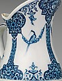 Ewer, Antoine Pavie (active 1703–27), Soft-paste porcelain decorated in underglaze blue, French, Paris