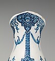 Ewer, Antoine Pavie (active 1703–27), Soft-paste porcelain decorated in underglaze blue, French, Paris