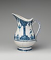 Ewer, Antoine Pavie (active 1703–27), Soft-paste porcelain decorated in underglaze blue, French, Paris