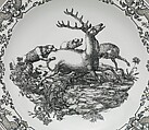 Charger, Vienna, Hard-paste porcelain, Austrian, Vienna