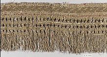 Fringe, Silk and metal thread, European