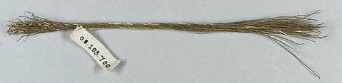 Cord, Tinsel and metal thread, probably European