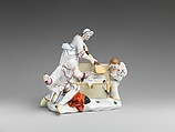 The Mouse Catchers, Capodimonte Porcelain Manufactory (Italian, 1740/43–1759), Soft-paste porcelain, Italian, Naples