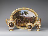 Sugar bowl (pot à sucre ovoïde), Sèvres Manufactory (French, 1740–present), Hard-paste porcelain decorated in polychrome enamels, gold, French, Sèvres
