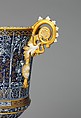 Vase (vase gothique Fragonard) (one of a pair), Model designed by Alexandre Evariste Fragonard (French, Grasse 1780–1850 Paris), Hard-paste porcelain decorated in polychrome enamels, gold, gilt bronze, French, Sèvres