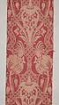 Furnishing damask, Silk; damask, British, London, Spitalfields or Dutch, Amsterdam