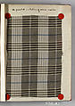 Textile Sample Book, Assembled by Louis Long, American, New York, New York