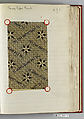 Textile Sample Book, Assembled by Louis Long, American, New York, New York
