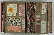 Textile Sample Book, Louis Long, British, French, and Italian