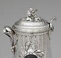 Coffeepot, François Thomas Germain (French, Paris 1726–1791 Paris, master 1748), Silver with ebony handle, French, Paris