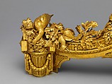 Pair of firedogs (chenets), Quentin-Claude Pitoin (French, Paris ca. 1725–1777 Paris), Gilt bronze, French, Paris