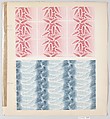 Textile Sample Book, Cylinder printed cotton on paper, British