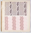 Textile Sample Book, Cylinder printed cotton on paper, British