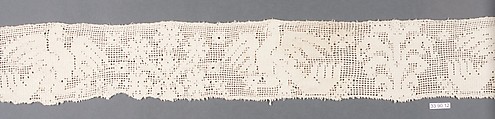 Border, Embroidered net, buratto, punto à rammendo, Italian