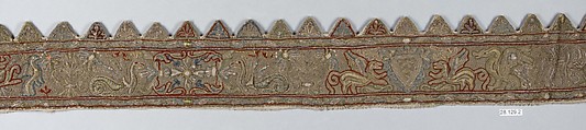 Galloon, Silk, linen and metal thread, Spanish