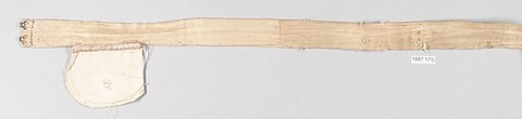 Waistband (?), Silk, British, London, Spitalfields