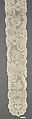 Pair of lappets, Bobbin lace, point d'Angleterre, Flemish, Brussels