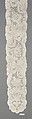 Pair of lappets, Bobbin lace, point d'Angleterre, Flemish, Brussels