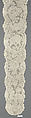 Pair of lappets, Bobbin lace, point d'Angleterre, Flemish, Brussels