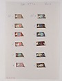 Textile sample book of ribbons, Silk, Swiss