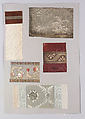 Textile sample book of ribbons, Silk, Swiss