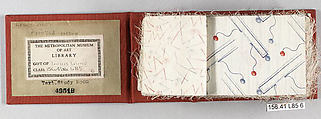 Textile Sample Book, Louis Long, Cotton, European
