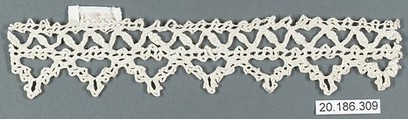 Edging, Bobbin lace, Italian, Genoa