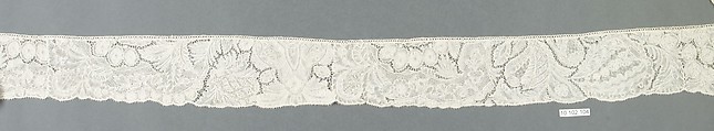 Fragment, Bobbin lace, point d'Angleterre, Flemish
