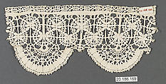 Edging, Bobbin lace, Italian, Genoa